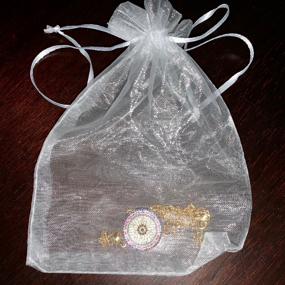 Gold Necklace with Colorful Charm MIAMI boutique! - Picture 7 of 8